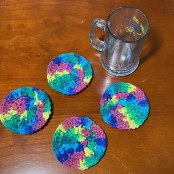Homemade 4pc Coaster Set - Picture 3 of 3